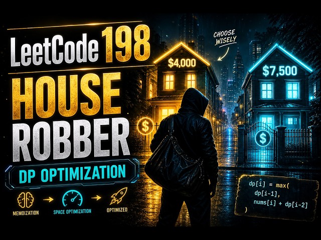 LeetCode 198: House Robber in less than 5 minutes | Dynamic Programming