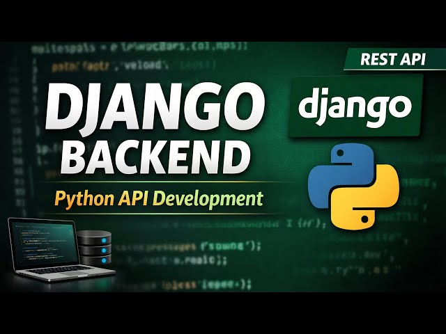 Django REST API Project | Python Backend Development🔥 | CRUD API