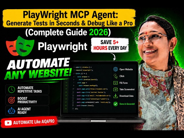 Playwright MCP Tutorial I Let AI Control My Browser #viralvideo #playwright #microsoft