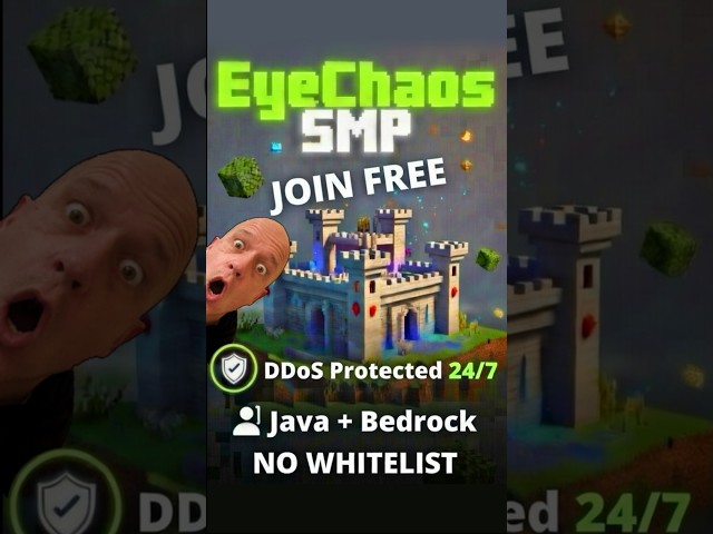 NEW FREE SMP: SAFE + ANARCHY Worlds (Java + Bedrock) – JOIN NOW!