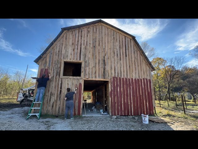 Time To Paint Our OLD BARN! What A Transformation!