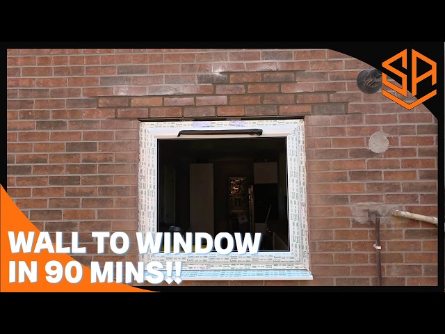 SOLID WALL TO WINDOW IN 90 MINS !!!
