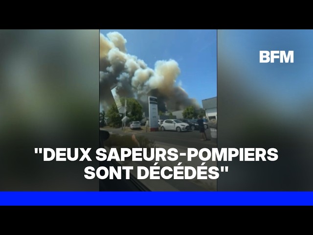 Gironde: Laurent Nuñez announces the death of two firefighters engaged in the Mérignac blaze