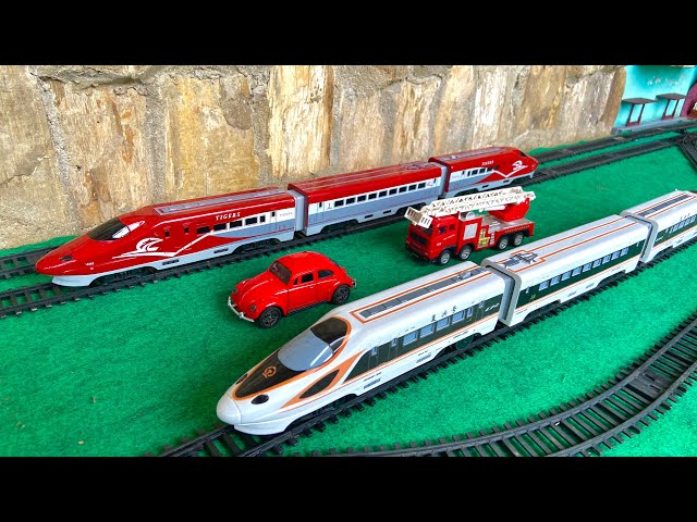 High Speed ​​Train Model Unboxing And Testing - Electric Multiple Unit Train Model - Chinese Train