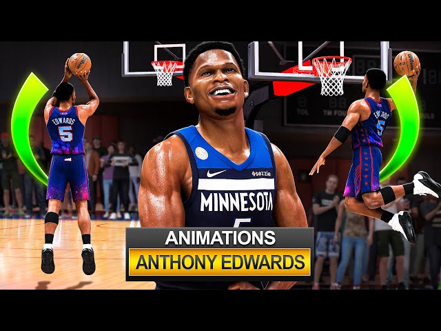 ANTHONY EDWARDS + ALL SIGNATURE MOVES are RIDICULOUS in the RANDOM REC (NBA 2K26)