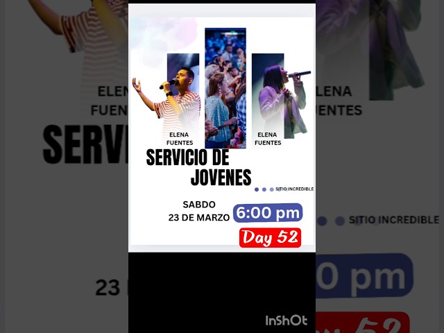 Day 52: Canva Church Poster Design Tutorial | Modern Worship Event Flyer#ServicioDeJóvene