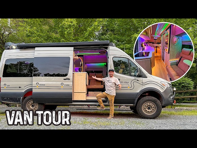 The ULTIMATE Expedition Vehicle: Inside a $350K High-Tech Mercedes Sprinter Van Conversion
