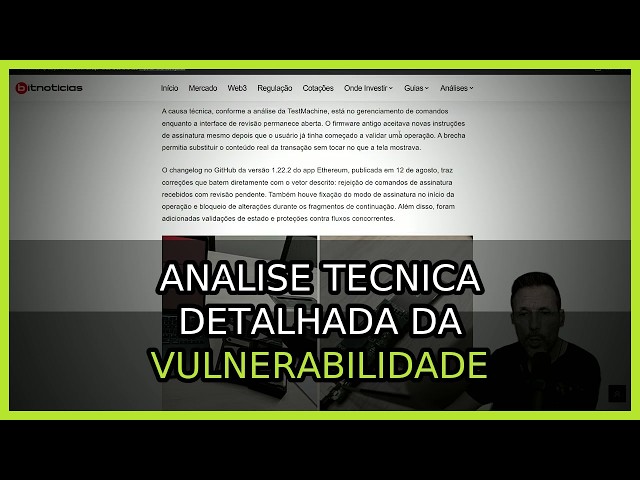 Vulnerabilidade crítica no app Ethereum da Ledger: o que é, quem foi afetado e como proteger a sua c