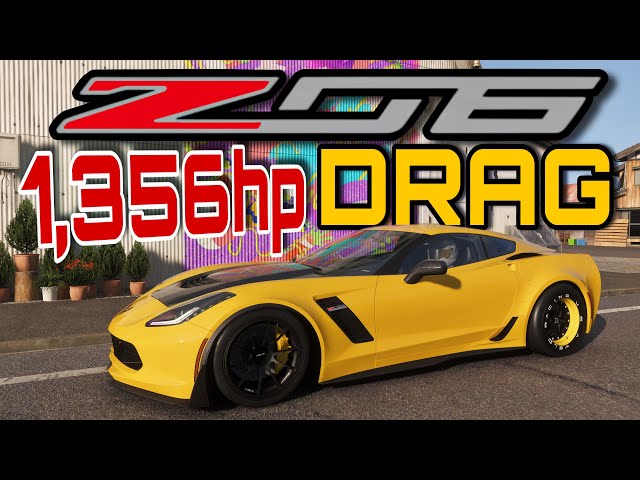 FORZA HORIZON 6 - 2015 CORVETTE Z06 DRAG BUILD & TUNE!