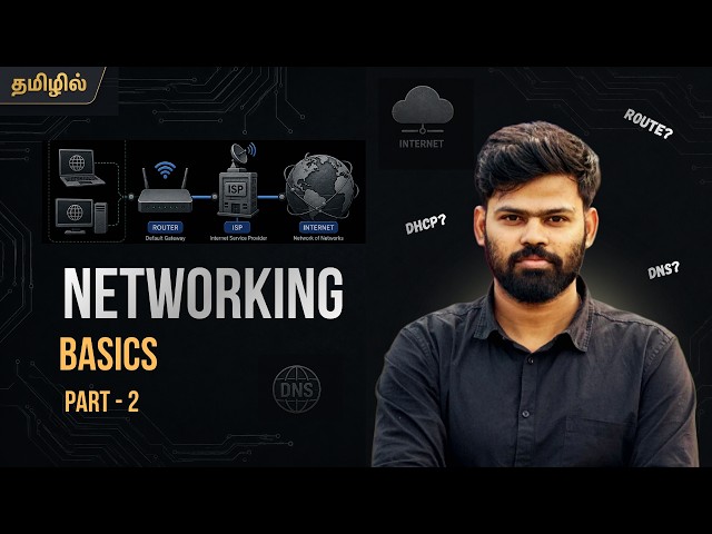 Networking Basics Explained in Tamil Part 2 | Router, DHCP, DNS, Routing & Internet