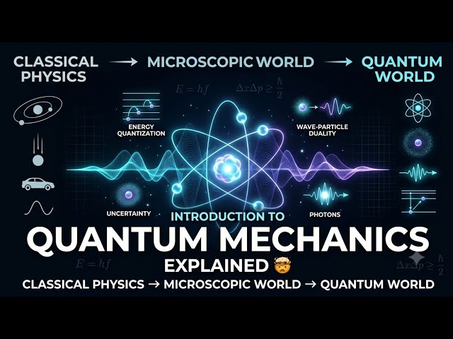 INTRODUCTION TO QUANTUM MECHANICS 🤯 | The Physics of the Microscopic World | A-Level Physics