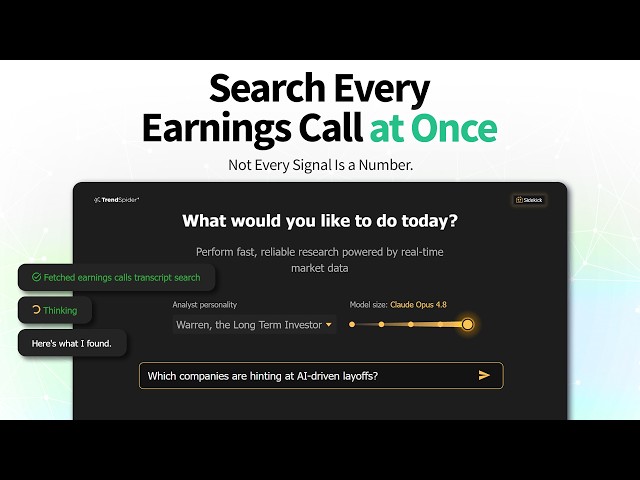 Use AI to Screen Stocks by What Management Says on Earnings Calls