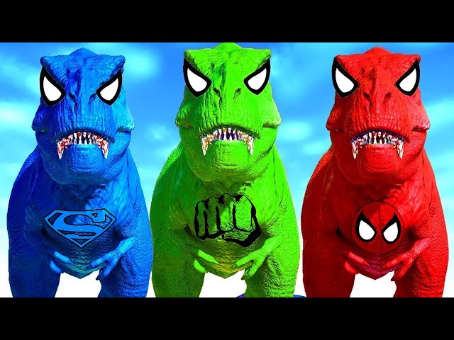DINOSAUR Tyrannosaurus MOSASAURUS EVOLUTION of GODZILLA, Carnotaurus New King the Jurassic Dinosaurs