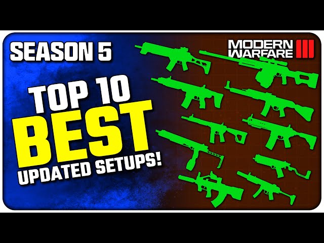 My Top 10 Updated META Setups in Modern Warfare III!