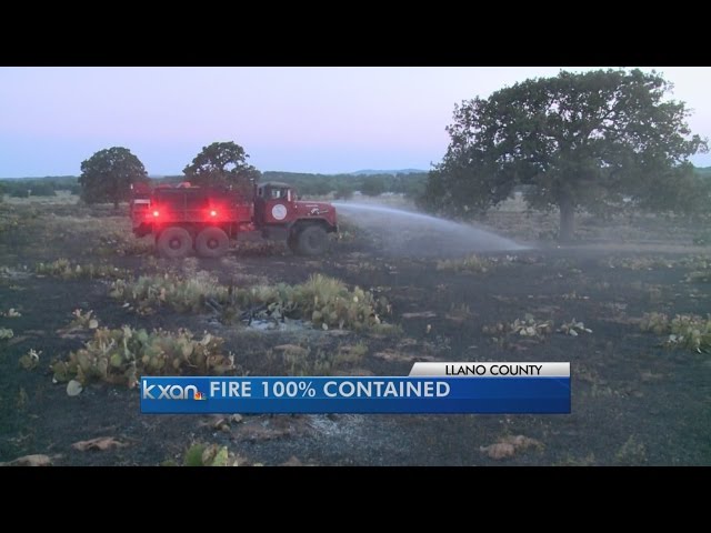 Llano County Brush Fire