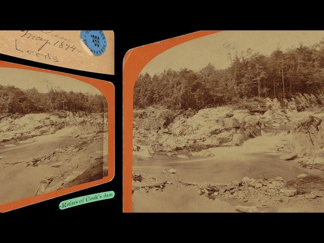 Cooks Dam, Leeds, after Mill River Flood 1874 (VR 3D still-image)