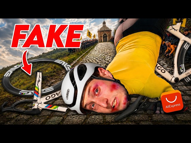 Can My Fake AliExpress Colnago Y1RS Survive the Tour of Flanders? Big Disaster!