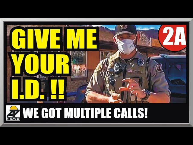 I.D. FAIL !! - STOPPED FOR OPEN CARRY IN MOAB UTAH - First Amendment Audit - Amagansett Press