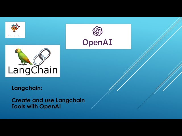 Langchain: Create and use Langchain Tools with OpenAI #datascience #machinelearning