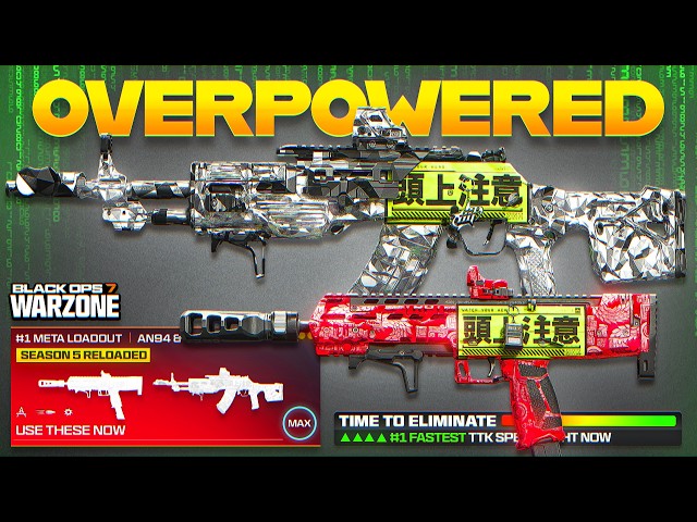 the *NEW* OVERPOWERED WARZONE META LOADOUT! (Best AN-94 & VST Meta Loadouts)