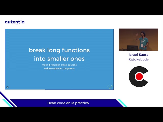 ISRAEL SAETA "Clean code en la práctica"