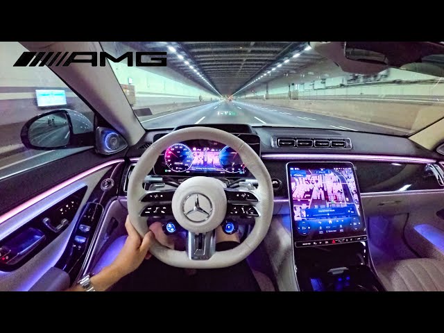 2025 Mercedes-AMG S63 E Performance (791HP) POV Night Drive