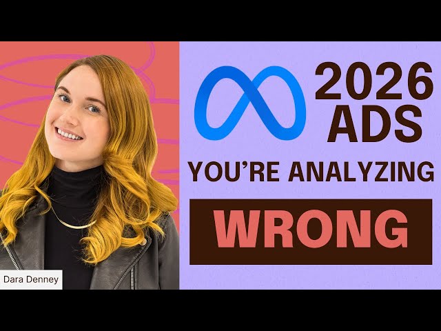 Dara Denney Reveals the BIGGEST Creative Analysis Mistake in 2026 (Most Strategists Do This)