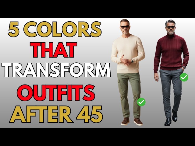 How to Make Basic Clothes Look Expensive After 45 | 45+ Men’s Casual