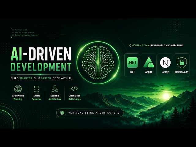 AI-Driven Development #1 — Planning a Full-Stack App with AI | .NET, Aspire & Next.js