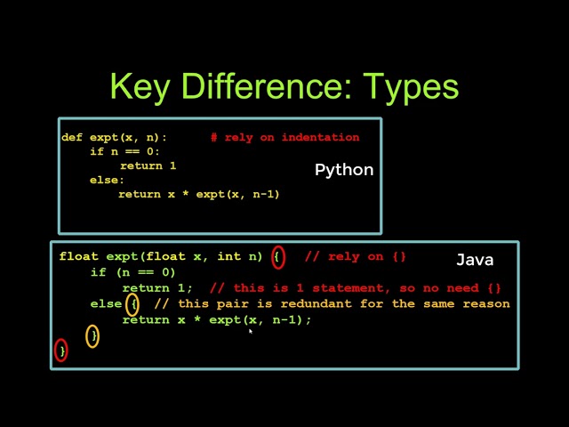 CS1010X Lecture 14a - Java vs Python
