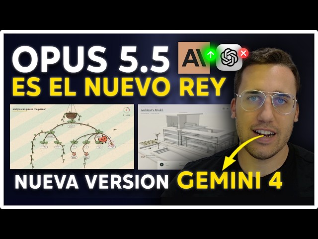 🔔 CLAUDE OPUS 5.5 HUMILLA a GPT-6 SOL | GOOGLE LIBERA OTRO NUEVO GEMINI 4 🚀Patricio Fernández🎯