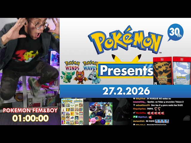 POKEMON PRESENTS 30TH - JV reaccion a 10 Generacion, Remakes de B&W, Let's GO Jotho y MAS KANTO