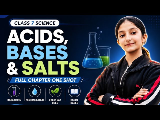 Acids, Bases and Salts 🔥 Full Chapter | Class 7 Science | One Shot | NCERT