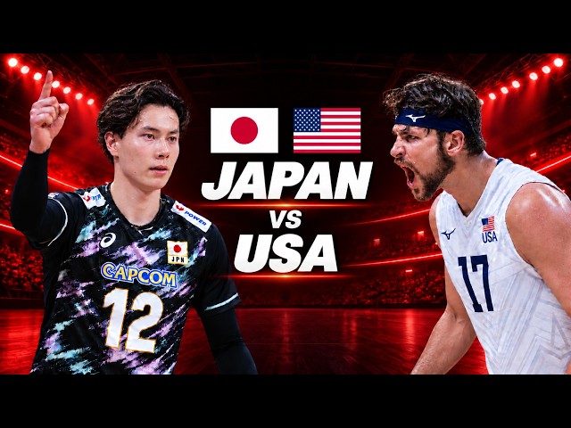 Japan vs USA Epic Volleyball Battle Highlights