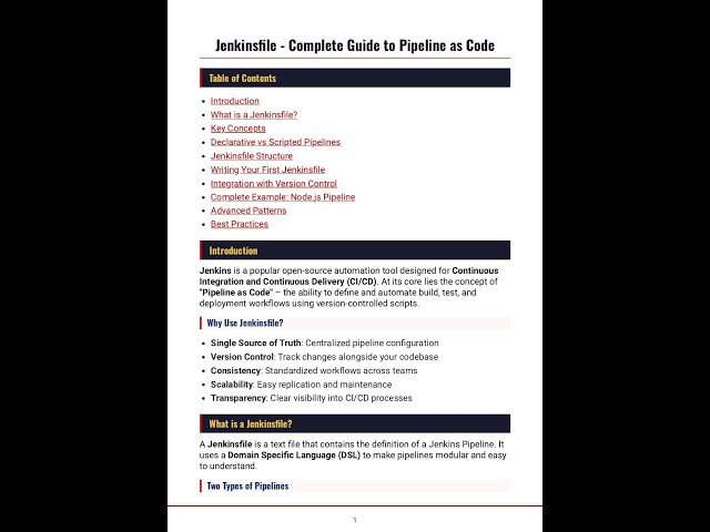Jenkins Complete Guide To Pipeline As Code