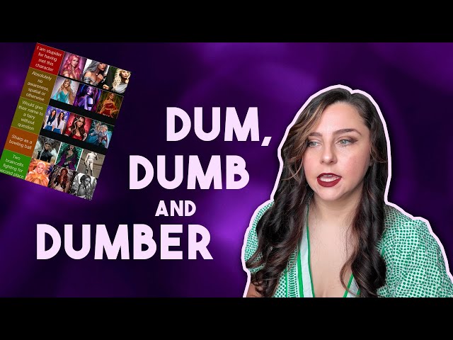STUPIDEST ROMANTASY PROTAGONISTS | TIER RANKING