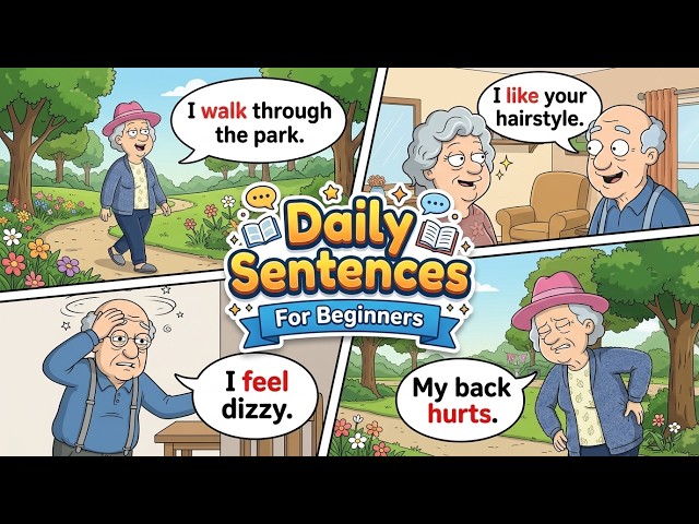 Learn Real English Fast ⚡| Daily Sentences For Beginners 🗣️