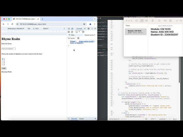 CM 1035 Algorithms and Data Structures 1 (Midterms)