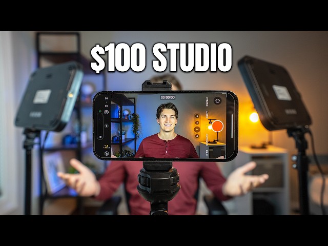 $100 Cinematic YouTube Studio Setup (Full Guide)