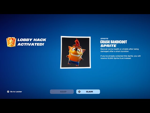 HOW TO GET CRASH BANDICOOT SPRITE ADMIN PANEL CODES IN FORTNITE!