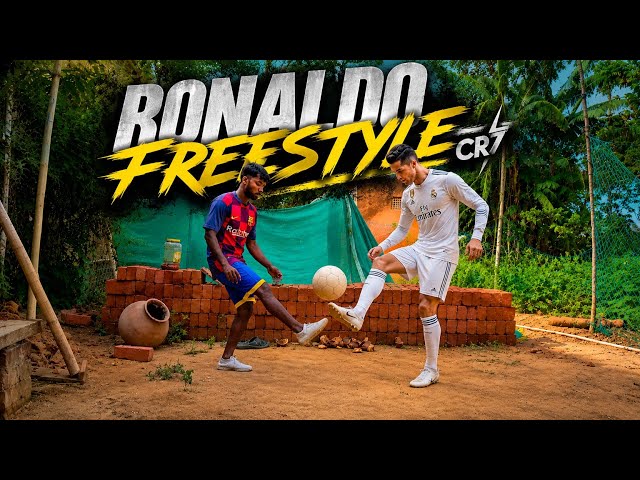 Ronaldo football freestyle and skills video #football #shorts #freestylefootball 