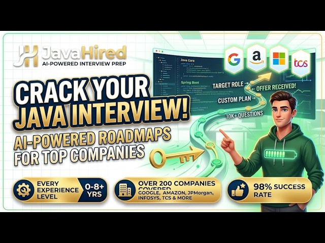 Announcing JavaHired: AI-Powered Interview Prep for Java Developers!