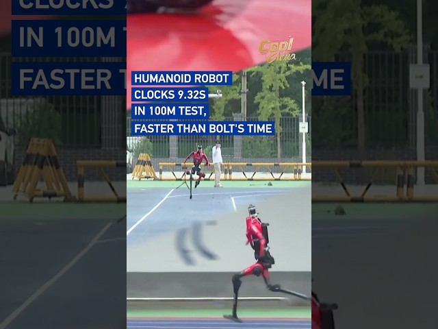Humanoid robot clocks 9.32s in 100m test, faster than Bolt's time