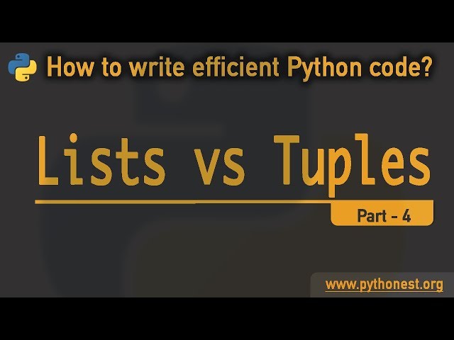 Lists vs Tuples in python| Python tutorials 🔥