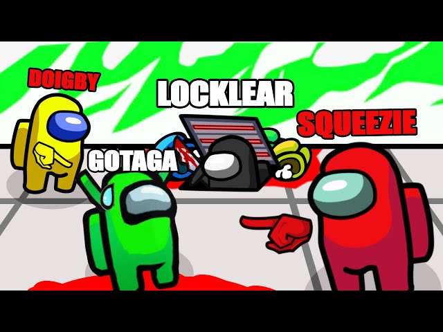 LOCKLEAR COACH SQUEEZIE SUR AMONG US (irl)?? 👀🔪🔪