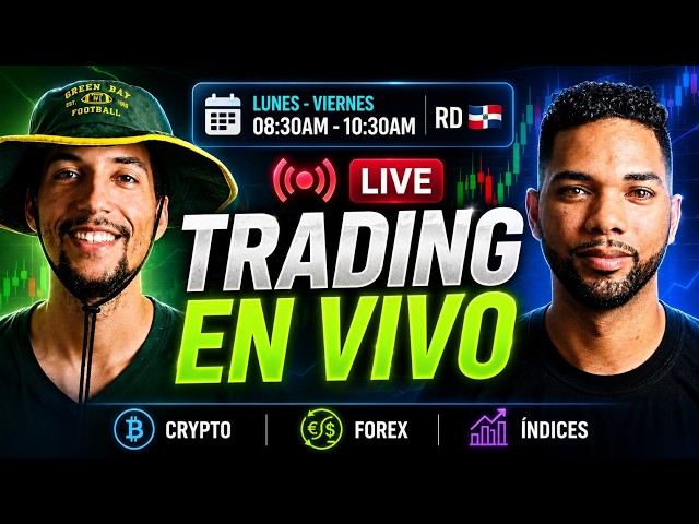 TRADING EN VIVO – Crypto, Forex, Índices & Commodities 5-8-2026