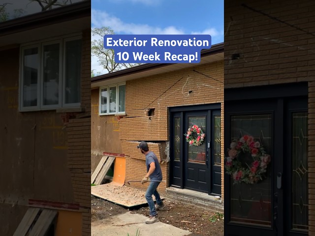 Everything we’ve done to our house in 10 weeks 😳 #renovation #remodel