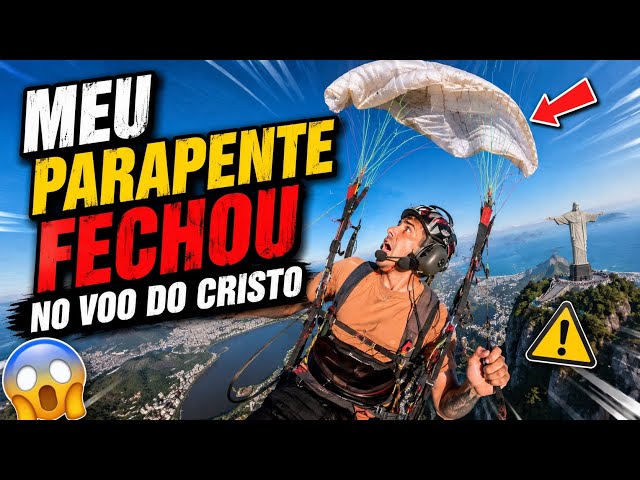 My paraglider collapsed during the Christ flight