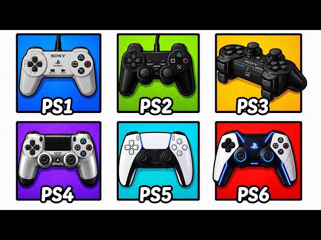 Every Playstation Controller Explained in 12 Minutes!