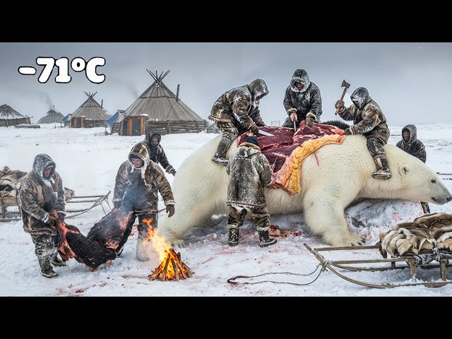 Surviving -71°C: The 6,000kg Polar Bear Hunt | Saving an Arctic Village from the Ice Predator